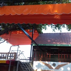 Mái xếp đẹp và tiện dụng