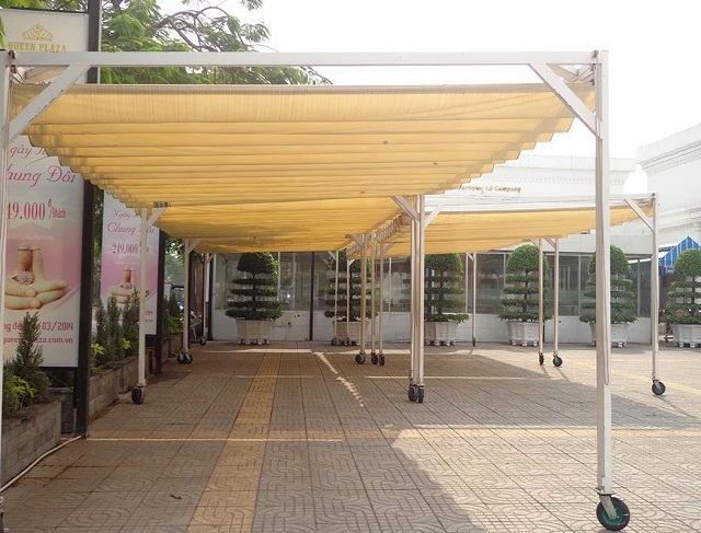 Mái xếp mang đến nhiều tiện ích cho người dùng